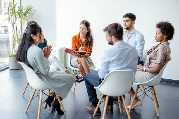 Group Therapy stock photo