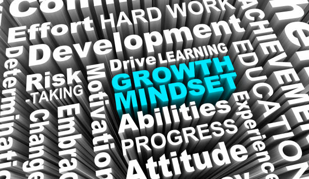 Growth Mindset Learning Improvement Word Collage 3d Illustration Growth Mindset Learning Improvement Word Collage 3d Illustration attitude stock pictures, royalty-free photos & images