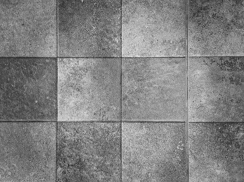 Grunge Concrete Tile Floor Texture Background Stock Photo - Download ...