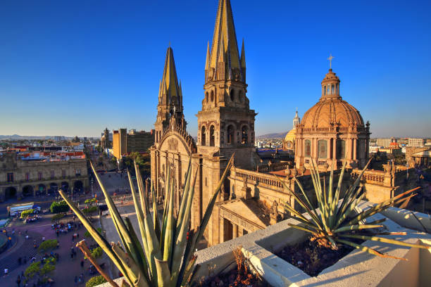 Guadalajara Cathedral (Cathedral of the Assumption of Our Lady), Mexico stock photo