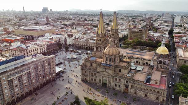 кафедральный собор гвадалахары в мексике - tijuana стоковые фото  и изображения