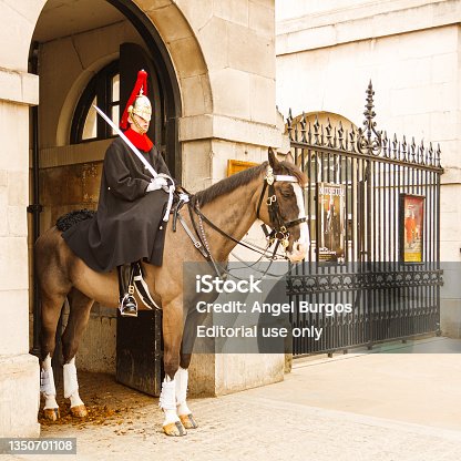 istock Guard of Her Majesty's Royal Cavalry 1350701108