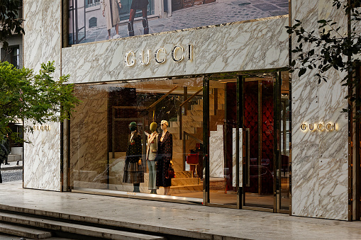 Gucci Store Facade Stock Download Image -