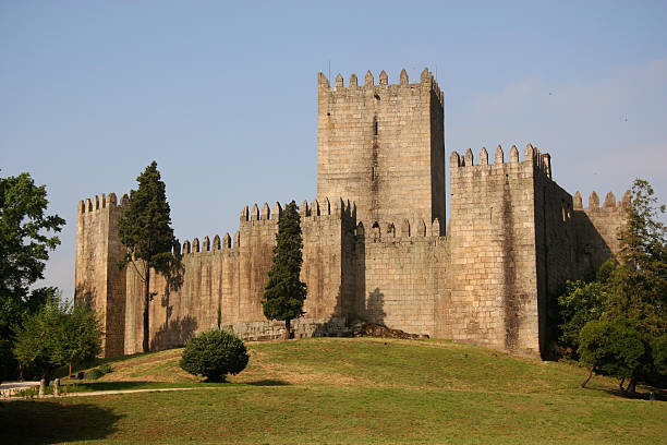 Guimarães Castle stock photo