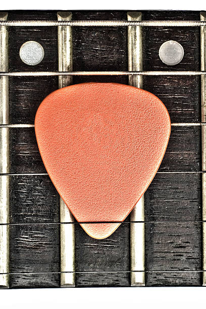 Guitar Pick stock photo