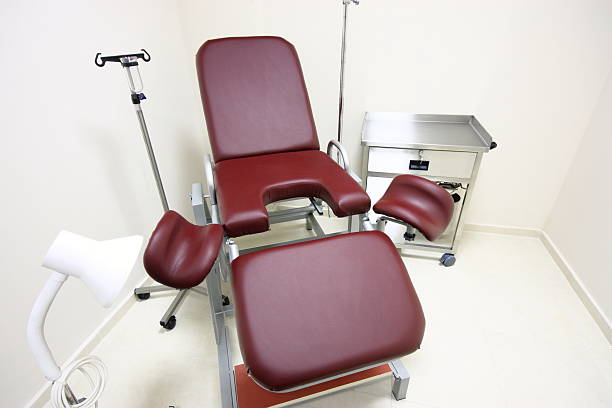 Gynecologist practice Gynecologist room. stirrup stock pictures, royalty-free photos & images