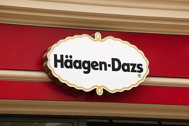 Häagen-Dazs sign stock photo