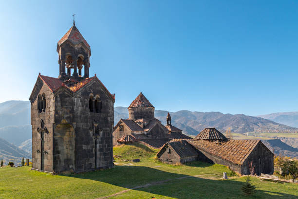 haghpat klooster en kerk in armenië - armenia stockfoto's en -beelden