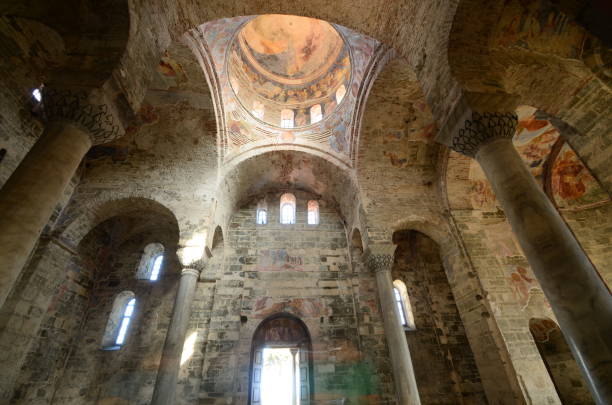 Hagia Sophia is a museum, formerly Greek Orthodox church which was converted into a mosque in 1584, and located in Trabzon,Turkey stock photo