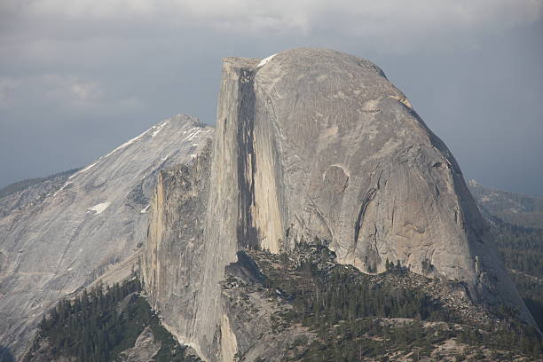 Half Dome Up Close in Yosemite National Park stock photo