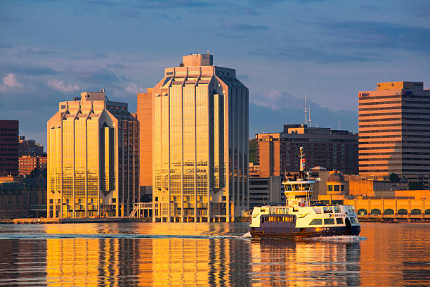 Halifax skyline, Nova Scotia, Canada stock photo