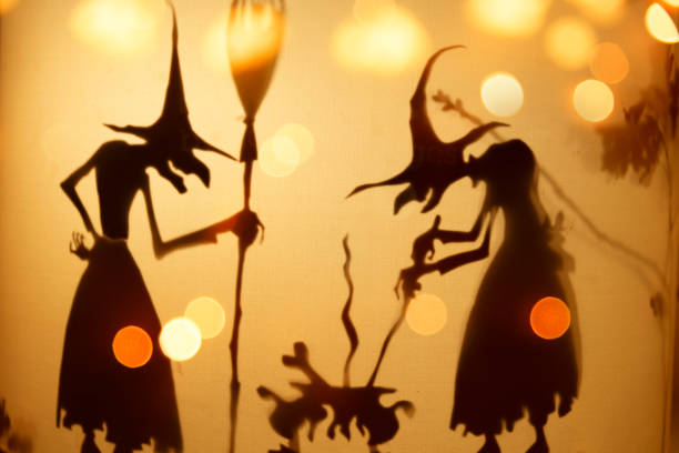 Halloween background - Witches brew Halloween background - Witches brew ugly old women stock pictures, royalty-free photos & images