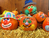 istock Halloween Decorated Pumpkins 515400155
