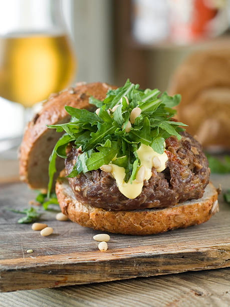 hamburger - pork pine bildbanksfoton och bilder