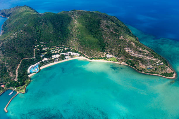 Hamilton Island Resort Queensland Australia stock photo