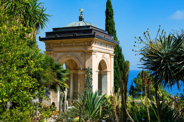 Hanbury Botanic Garden, Ventimiglia, Liguria, Italy stock photo