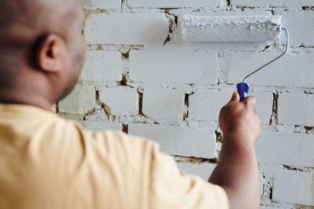 painting brick exterior white