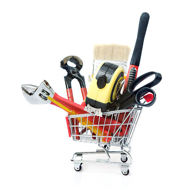 Hand tools Shopping stock photo