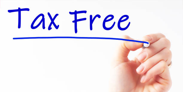 透明なワイプボード上の手書きの非課税マーカー。 - tax free ストックフォトと画像