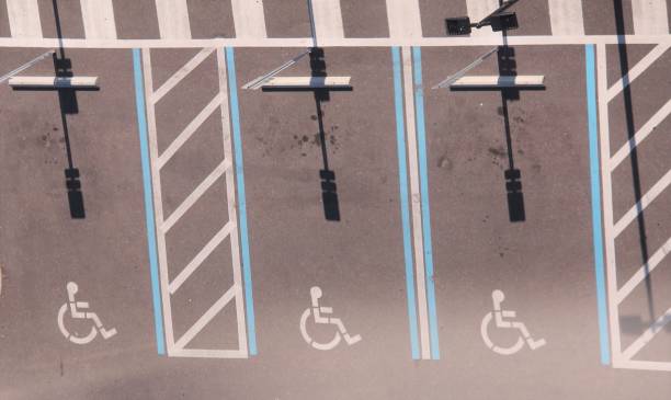 Handicapped Parking stock photo