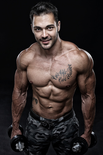 handsome young bodybuilder | High-Quality People Images 