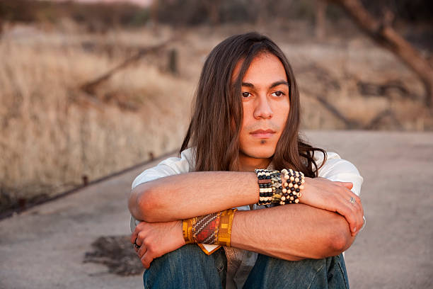 Handsome Young Man  indigenous peoples of the americas stock pictures, royalty-free photos & images