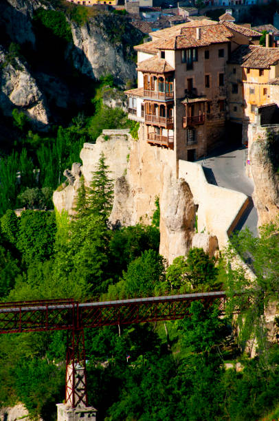 Hanging Houses of Cuenca stock photo
