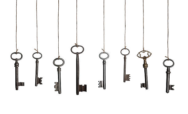 Hanging Keys (XXXL) stock photo