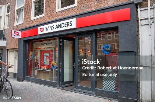 istock Hans Anders Shop At The Rijnstraat Street Amsterdam The Netherlands 1324037384