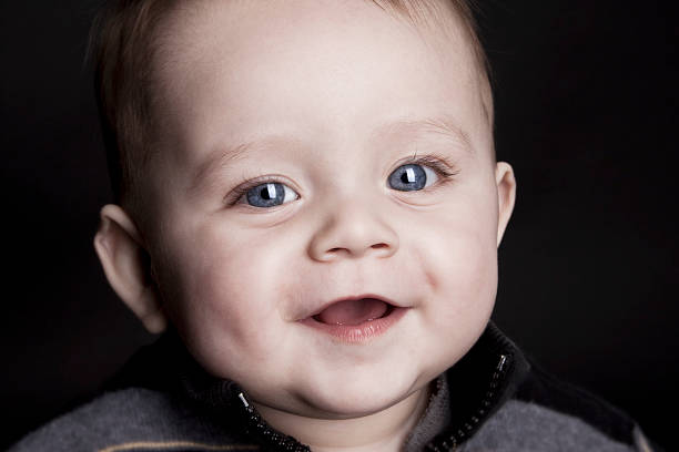 Happy Baby Boy stock photo