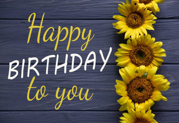 607 Happy Birthday Wishes With Flowers Background Stock Photos Pictures Royalty Free Images Istock