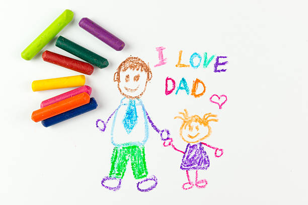 Happy father's day stock photo