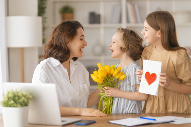 Happy mother's day stock photo