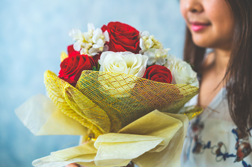 rose bouquet - Bunch Of red roses - Withlovenregards