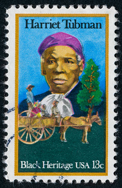 Harriet Tubman Stamp stock photo