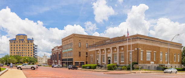 Harrison County Marshall, Texas, USA - June 28, 2021: The Harrison County Courthouse marshall photos stock pictures, royalty-free photos & images