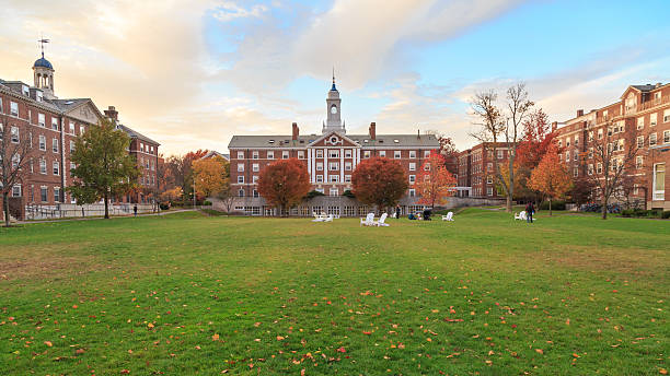 Harvard Moors Hall stock photo