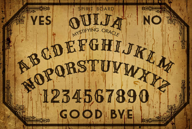 Haunted Halloween New Orleans Artwork New Orleans Louisiana Haunted Halloween Digital Photo Manipulation ouija board stock pictures, royalty-free photos & images