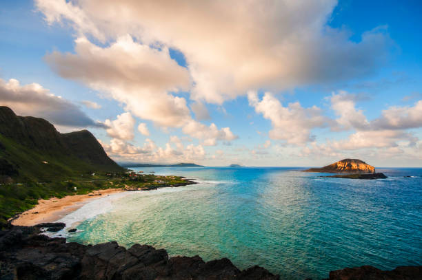 Hawaiian Landscape stock photo