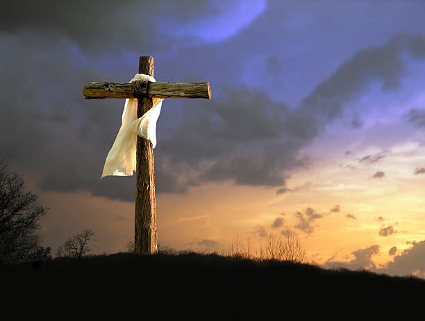 He Hath Done This  good friday stock pictures, royalty-free photos & images