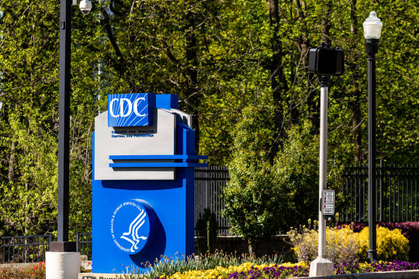 CDC Headquarters Sign - Atlanta GA stock photo