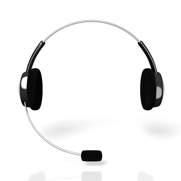 3D headset device stock photo