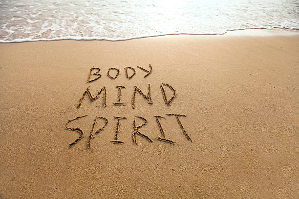 health concept body, mind and spirit human brain stock pictures, royalty-free photos & images