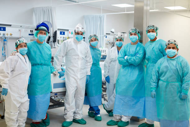 Healthcare Coworkers Standing at the ICU During Pandemic stock Covid
Real hospital concepts frontline worker stock pictures, royalty-free photos & images