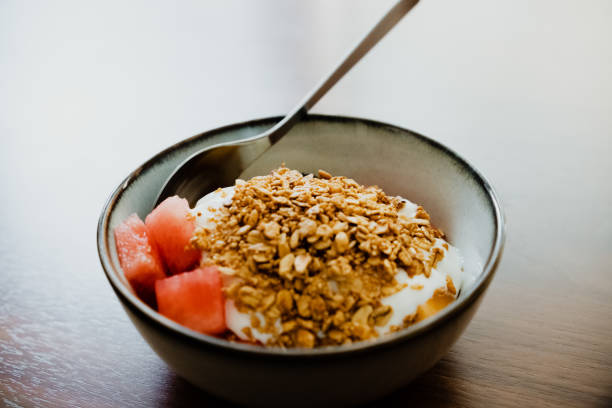 Healthy breakfast stock photo