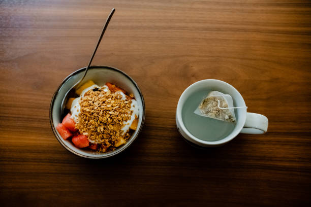 Healthy breakfast stock photo