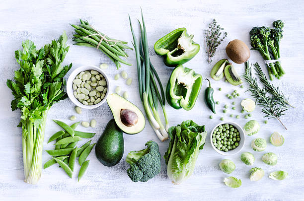healthy green vegetables - stilleben bildbanksfoton och bilder