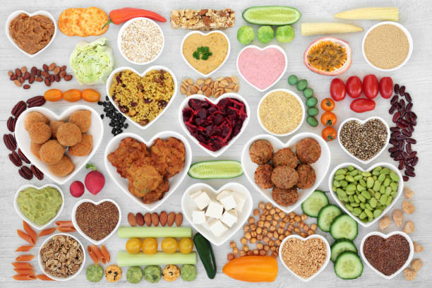 Healthy Vegan Diet Food for Good Health stock photo