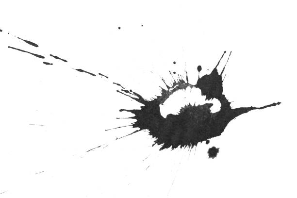 High resolution of Ink blot stock photo