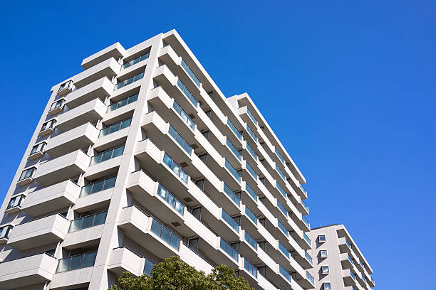 high rise apartment in kanagawa, japan 12 - lägenhet bildbanksfoton och bilder
